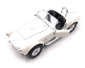 Shelby Cobra Coche De Modelo Blanco Auto Escala 1:34-39 Deportivo - Imagen 1 de 3