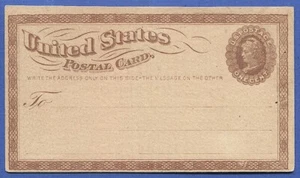 UX3/S2d  Liberty Postal Card, Mint F-VF, Reverse Wmk, UPSS cv $235 - Picture 1 of 2