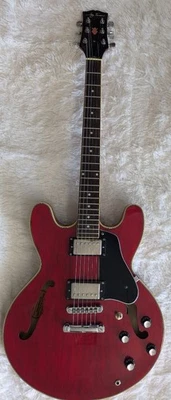 Guitarra eléctrica Jay Turser JT-137 HC 335 1998 estilo en estuche rígido Epiphone  Foto 1 de 4