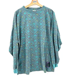 Vintage OP Ocean Pacific 80s 90s Wild Geometric Pattern T-Shirt Oversized M - Bild 1 von 12