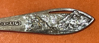 ADORABLE CUCHARA DE RECUERDO DE PLATA ESTERLINA ARIZONA ESCENA DEL GRAN CAÑÓN Foto 1 de 4