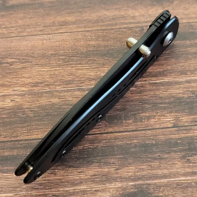 Smith & Wesson Knife Little Pal Frame Lock Super Thin Lightweight Black - Image 1 of 4