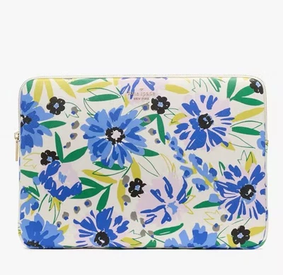 Kate Spade Madison Floral Funda para Laptop Crema Multi Soportes 15" Laptop Nueva con Etiquetas Foto 1 de 4