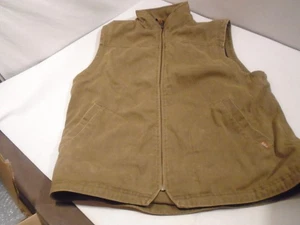 Woolrich Chore Vest Mens XL fleece Blanket Lined Outdoor Workwear zip up pockets - Picture 1 of 4