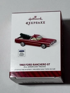 2014 Hallmark Keepsake 20th Trucks Serie 1968 Ford Ranchero GT Ornament Druckguss - Bild 1 von 13