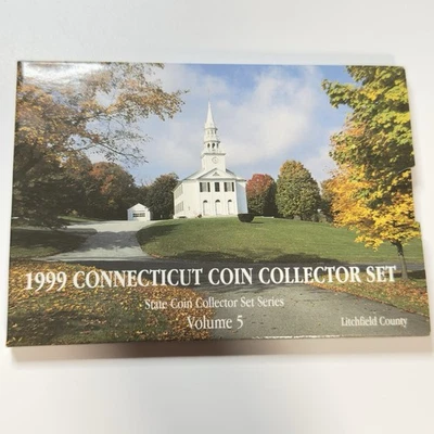 1999 State Coin Collector Set Series State Connecticut, Volume 5 booklet & coin - Image 1 of 4