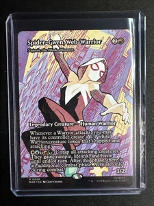 MTG Spider-Gwen Web-Warrior 0024 Borderless Mythic Marvel Spider-Man NM/M - Picture 1 of 2