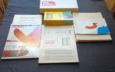 VERY RARE 1976 COMPLETE TEACHERS SET Coca-Cola Mind Over Metrics 62 pcs POSTER - Image 1 of 4