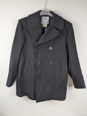 US Navy issue Peacoat Men 40 Reg Wool DSCP Quarterdeck Pre-owned good condition. - Image 1 of 4