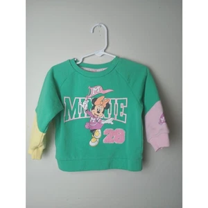 Felpa girocollo Disney Minnie Mouse color block bambino taglia 18 mesi  - Foto 1 di 5