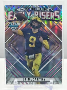 JJ McCarthy 2023 Bowman U Chrome Early Risers #ER-3 Early Risers Vikings - Foto 1 di 2