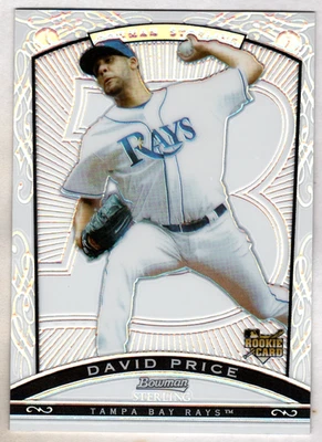 David Price 2009 Bowman Sterling Refractor RC /199 - Image 1 of 2