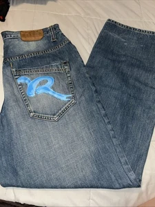 Vintage Y2K Rocawear Denim Jeans Size 32X32 - Picture 1 of 10