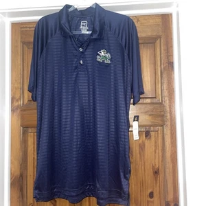 Notre Dame Fighting Irish Polo Golf Shirt Herren Blau Pro Edge XL - Bild 1 von 7