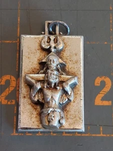 VTG Creed sterling Silver Trinity pendant Jesus God Dove Crucifix - Picture 1 of 4