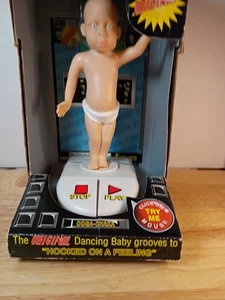 Vintage 1998 Kinetix Dancing Baby (serie tv Ally McBeal) - ancora funzionante!! Batteria Op - Foto 1 di 11