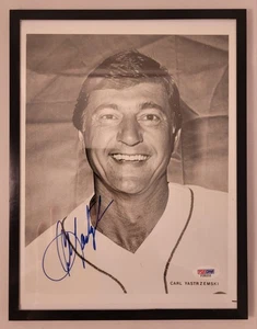Foto incorniciata Carl Yastrzemski autografata 8x10 - Certificata PSA/DNA - Foto 1 di 12
