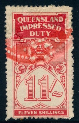 澳大利亚,1939 年昆士兰州收入,11/ 印象关税邮票 BF232 — 第 1/4 张图片