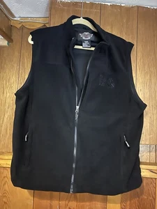 Harley Davidson Men Fleece Vest XL - Picture 1 of 3