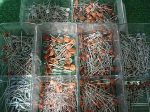 KONDENSATOR MIX 0,2pf - 2,7pF KERAMIK (auch z. ENTSTÖREN)    50x        23214-33 - Picture 1 of 1