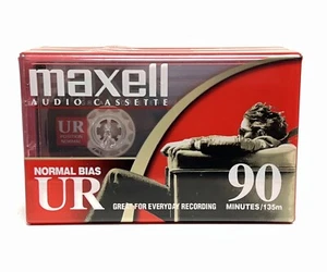 Maxell Audio Cassette UR 90 Minute Normal Bias Tapes Lot of 3 - Picture 1 of 5