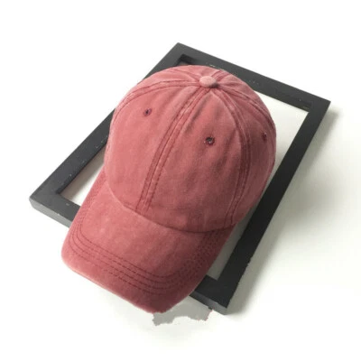 Women Retro Men Short Brim Caps Golf Trucker Hats Solid Stylish Baseball Cap Foto 1 de 4