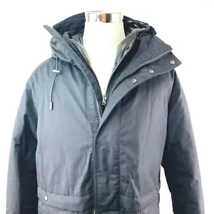Woolrich Stag Eskimo 3 in 1 cappuccio full zip parka giacca nero uomo XL/2XL NUOVO CON ETICHETTE - Foto 1 di 11