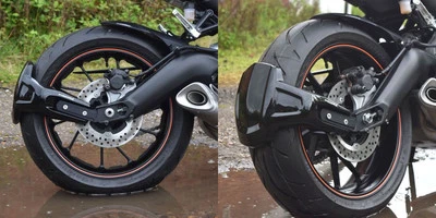 Yamaha MT09 / FZ09 (13-20) Rear Spray Guard Hugger Alternative Matte Black - Image 1 of 3