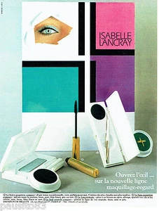 PUBLICITE ADVERTISING 016 1967 Isabelle Lancray maquillage mascara - Bild 1 von 1