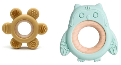Teether Toys for Babies 3 Months+ Set of 2 - Image 1 of 4