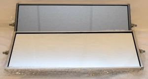 ESPEJO DE CABINA RECTANGULAR CAMIÓN COMERCIAL 6""X16"" - PAR con perno de montaje - Imagen 1 de 4