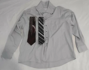 Van Heusen Men's Light Gray Dress Shirt XXL Regular Fit - Picture 1 of 6