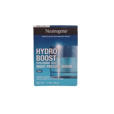 Suero prensado nocturno Neutrogena Hydro Boost 1,7 oz hidratación restaura la piel Foto 1 de 4