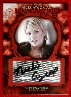 SUPERNATURAL - NICKI AYCOX - Tarjeta autógrafa firmada personalmente - 2006 Foto 1 de 2