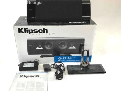 Klipsch Gallery G-17 Air Airplay Speakers Sound Bar WiFi Remote IOB - image 1 of 4