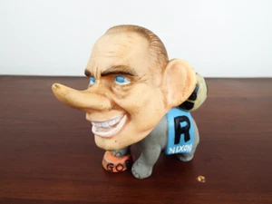 Juguete político presidencial de colección 1968 Richard Nixon republicano elefante de goma - Imagen 1 de 10