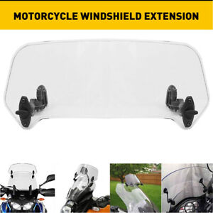 Universal Motorcycle Screen WindScreen Windshield Clear For AUXITO Honda Kawasak