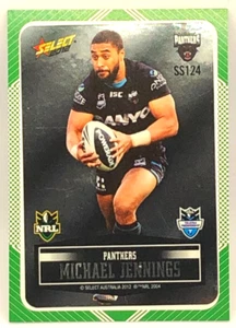2012 NRL Champions Silver Laser Sticker #124 Michael Jennings Penrith Panthers - Picture 1 of 2