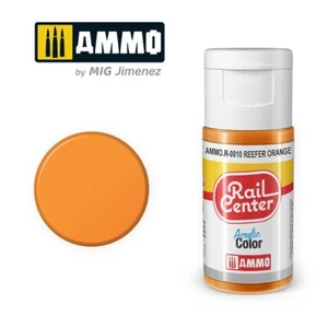 Ammo Mig R-0010 Frigorifique Orange - Rail Centre - Peinture Acrylique 15ml - Photo 1 sur 17