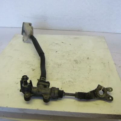 2001 Suzuki GS500 OEM REAR BACK BRAKE MASTER CYLINDER W RESERVOIR - Image 1 of 4