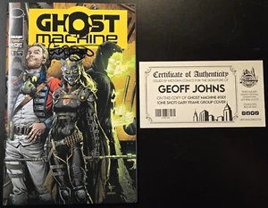 Ghost Machine (2024) #1 Gary Frank Group Cubierta FIRMADA por Geoff Johns con Certificado de Autenticidad - Imagen 1 de 6