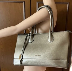 Coccinelle Handbag Woman, Olive Green Color, Dimensions: 37/23/15 cm - Picture 1 of 21