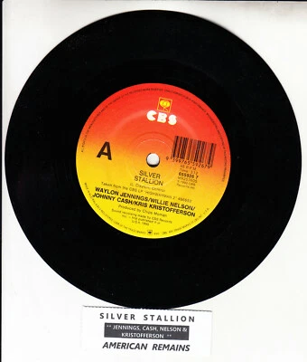 WAYLON JENNINGS WILLIE NELSON JOHNNY CASH KRIS KRISTOFFERSON Silver Stallion NEW - Image 1 of 2