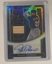 2023 Select Baseball RAFAEL PALMEIRO -Swatches Signatures Bat Relic & Auto -#/49