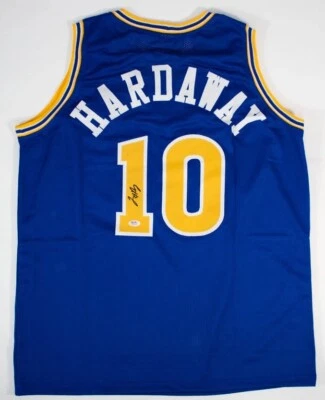 TIM HARDAWAY Golden State Warriors Custom XL Jersey (PSA/DNA) - Image 1 of 4