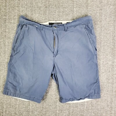 Pantalones Cortos Respiración Negros Hebilla Para Hombre 36 Desteñidos Azul Marino 100% Algodón Ajuste Estándar Foto 1 de 4