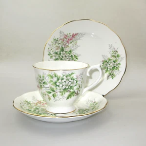 Vintage Royal Albert China Trio Friendship Series 'Hawthorn' - Picture 1 of 9