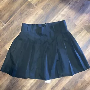 New With Tag Black Pleated Skirt XL - Picture 1 of 4