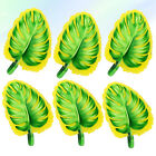 12 Pcs Monstera Balloons Hawai Party Beach Bridal Shower Green Leaf Banquet