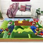 Super Mario Area Rugs Fluffy Rugs Floor Mat Bedroom Living Room Anti-skid Carpet